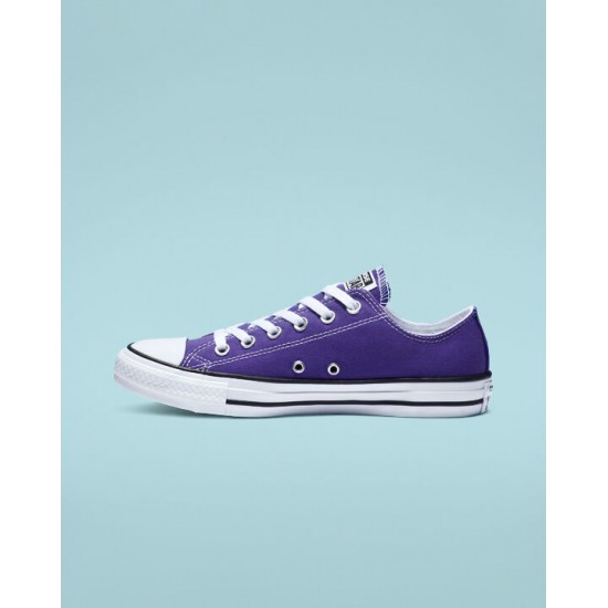 Кеды Converse (Конверс) All Star фиолетовые низкие Кеды Converse (Конверс) All Star фиолетовые низкие