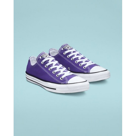 Кеды Converse (Конверс) All Star фиолетовые низкие