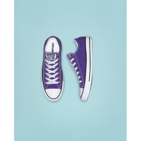 Кеды Converse (Конверс) All Star фиолетовые низкие Кеды Converse (Конверс) All Star фиолетовые низкие