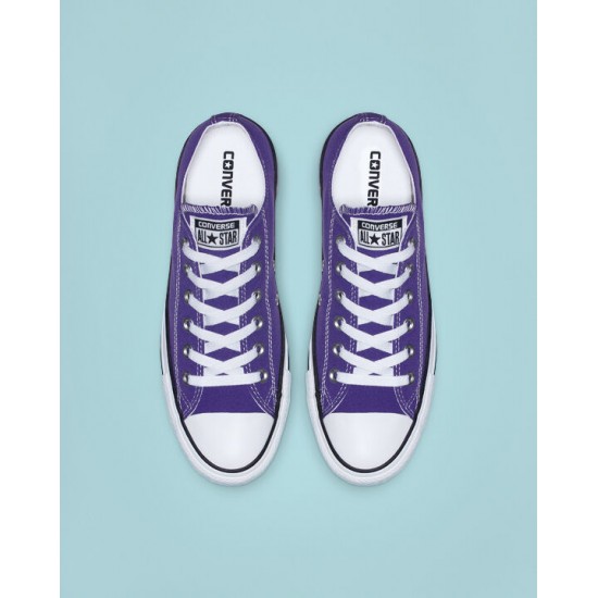 Кеды Converse (Конверс) All Star фиолетовые низкие Кеды Converse (Конверс) All Star фиолетовые низкие