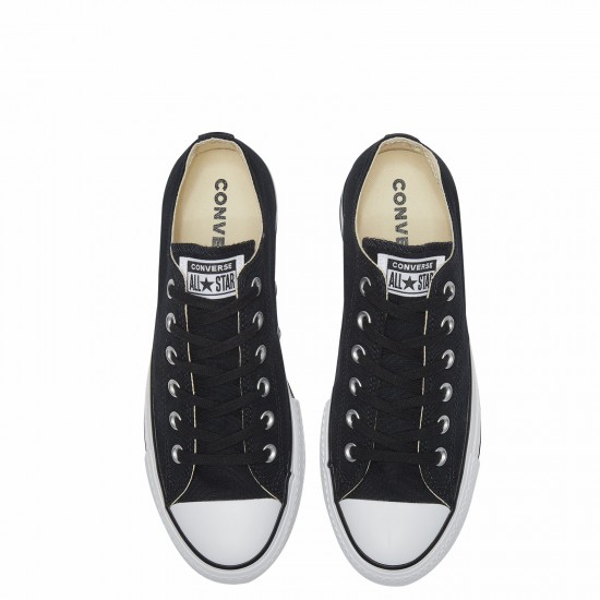 черные высокие кеды на платформе Converse Chuck Taylor