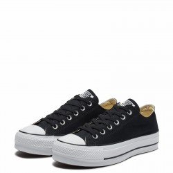 черные высокие кеды на платформе Converse Chuck Taylor