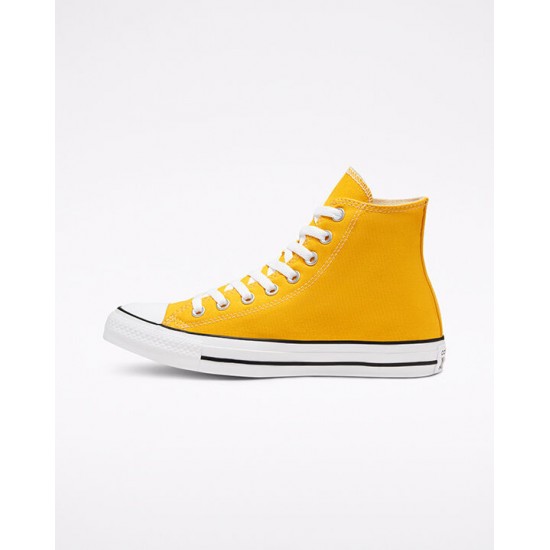 Кеды Converse (Конверс) Chuck 70 высокие желтые