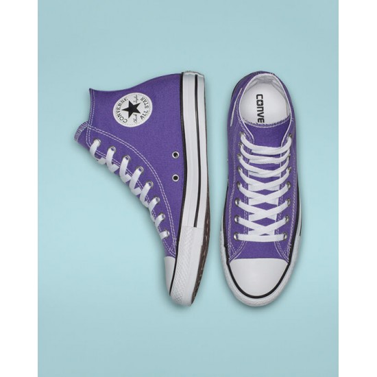 Кеды Converse (Конверс) Chuck 70 высокие фиолетовые