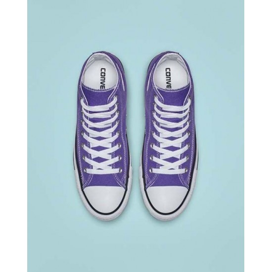 Кеды Converse (Конверс) Chuck 70 высокие фиолетовые