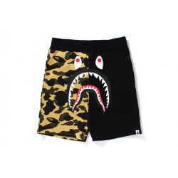 Bape Shark Camo мужские черные шорты