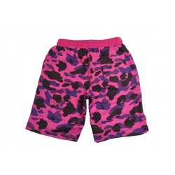 Bape Shark Camo мужские фиолетовые шорты