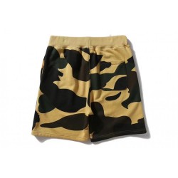 Bape Camo мужские желтые шорты