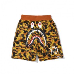 Bape Tiger Camo мужские желтые шорты