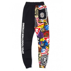 Bape Graffiti мужские брюки