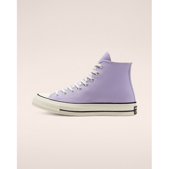 Кеды Converse (Конверс) Chuck 70 высокие светло-фиолетовые