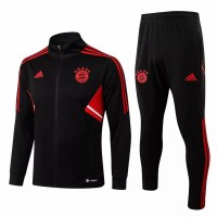 2022-23 Bayern Munich Black Training Presentation Soccer Tracksuit