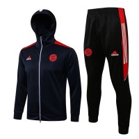 2021-22 Bayern Munich Hooded Presentation Soccer Tracksuit