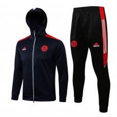 2021-22 Bayern Munich Hooded Presentation Soccer Tracksuit