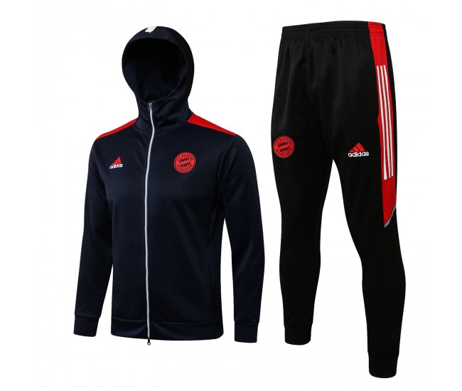2021-22 Bayern Munich Hooded Presentation Soccer Tracksuit