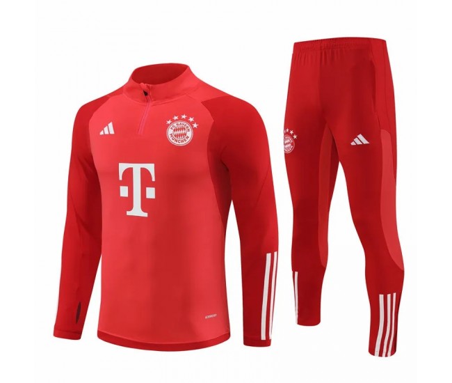 24-25 Bayern Munich Mens Red Training Technical Tracksuit