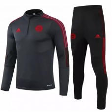 2021-22 Bayern Munich Black Training Technical Soccer Tracksuit