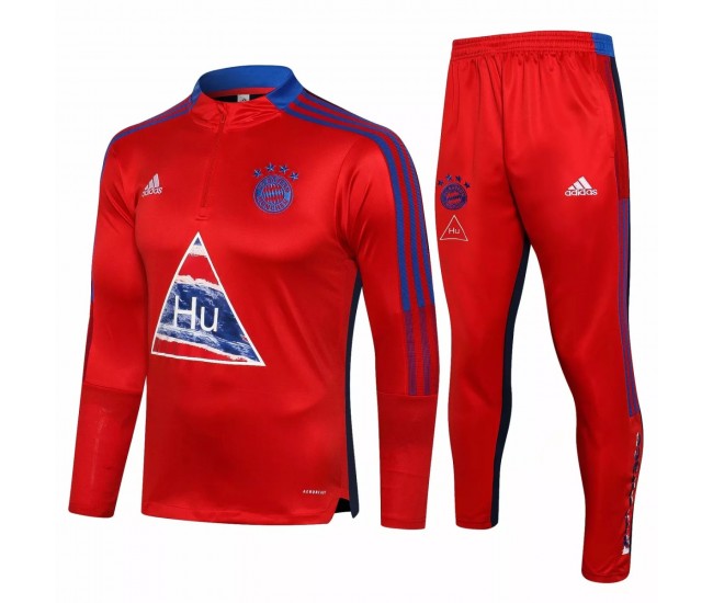 2021-22 Bayern Munich Human Race Training Technical Soccer Tracksuit