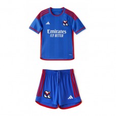 2023-24 Olympique Lyonnais Kids Away Kit