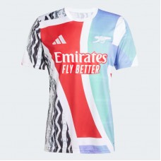 24-25 Arsenal Mens Pre Match Soccer Jersey 