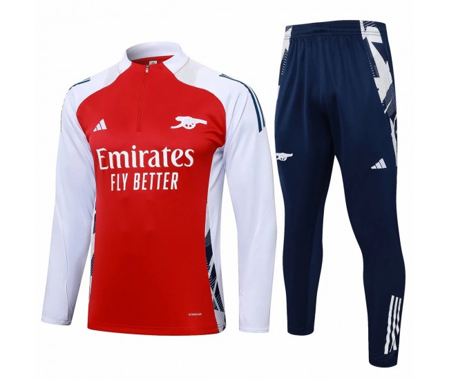24-25 Arsenal FC Mens Red Training Technical Tracksuit