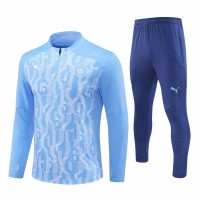 24-25 Manchester City FC Mens Blue Training Technical Tracksuit