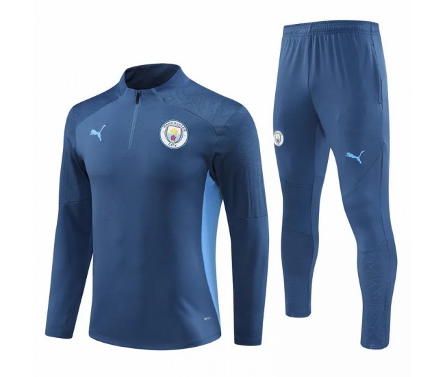 24-25 Manchester City FC Mens Navy Training Technical Tracksuit