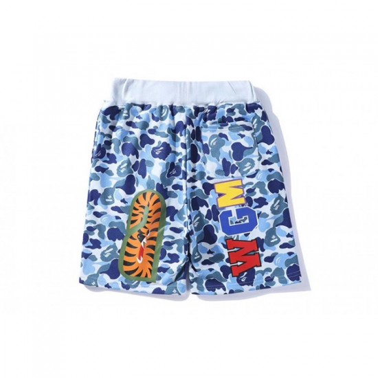 Bape Tiger Camo мужские голубие шорты Bape Tiger Camo мужские голубие шорты