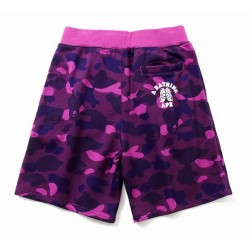 Bape Tiger Camo мужские фиолетовые шорты