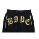 Bape Embroidery мужские черные брюки Bape Embroidery мужские черные брюки