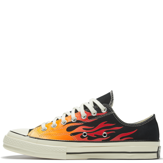 Кеды Converse All Star с принтом пламени Chuck 70 Кеды Converse All Star с принтом пламени Chuck 70