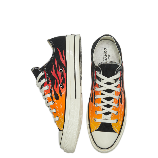 Кеды Converse All Star с принтом пламени Chuck 70 Кеды Converse All Star с принтом пламени Chuck 70