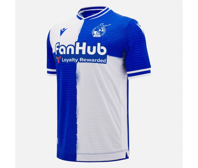 24-25 Bristol Rovers FC Mens Home Soccer Jersey