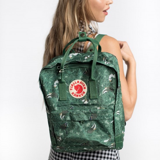 Fjallraven Kанкен рюкзак Art Green Fable