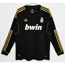 2011-2012 Real Madrid Long Sleeve Away Retro Jersey 