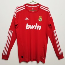 2011-2012 Real Madrid Long Sleeve Third Retro Jersey 