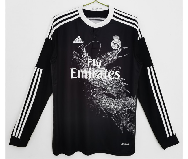 2014-2015 Real Madrid Long Sleeve Third Retro Jersey
