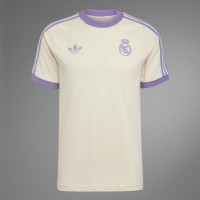24-25 Real Madrid Mens Adicolor Classics 3-Stripes Soccer Jersey 