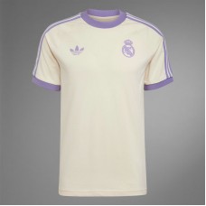 24-25 Real Madrid Mens Adicolor Classics 3-Stripes Soccer Jersey 