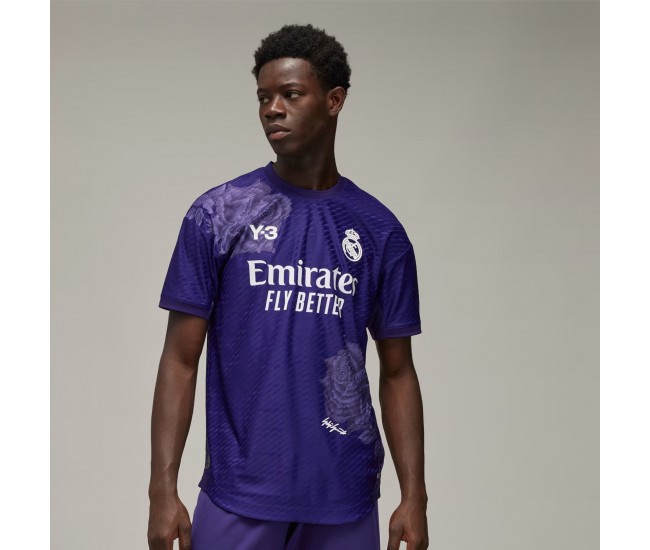 23-24 Real Madrid Mens Dark Purple Fourth Authentic Jersey
