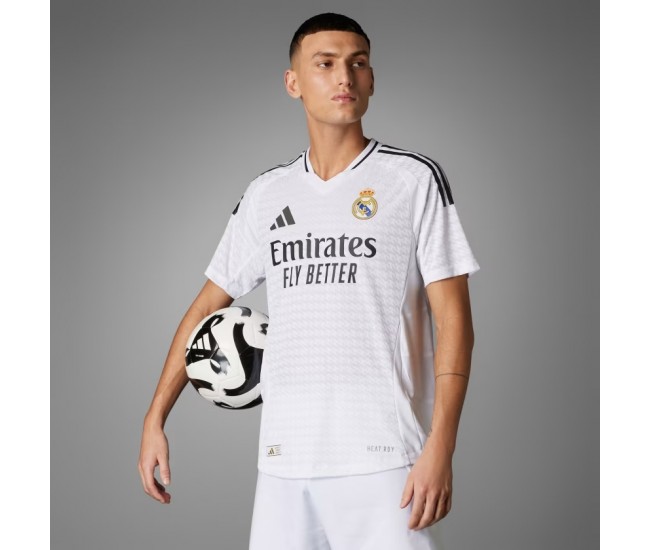 24-25 Real Madrid Mens Home Authentic Jersey