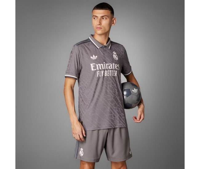 24-25 Real Madrid Mens Third Authentic Soccer Jersey 