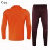 Real Madrid Training Football Tracksuit Orange Kids 2021