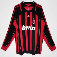  2006-2007 AC Milan Long Sleeve Home Retro Jersey