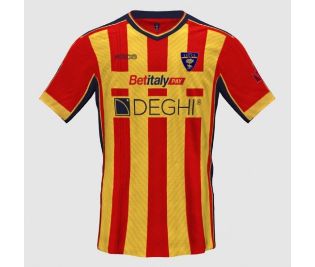 24-25 US Lecce Mens Home Soccer Jersey