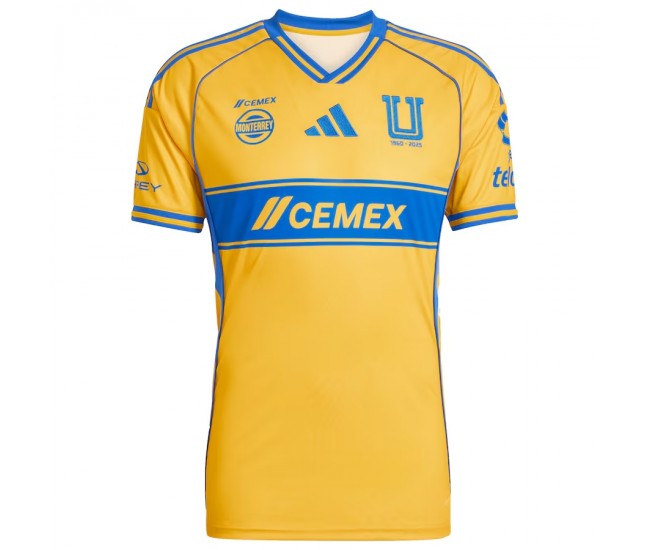 25-26 Tigres Mens Home Soccer Jersey 