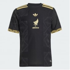 25-26 Mexico Mens Gold Soccer Jersey 