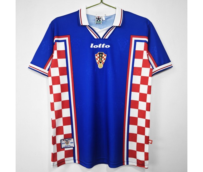 1998 Croatia Away Retro Jersey 