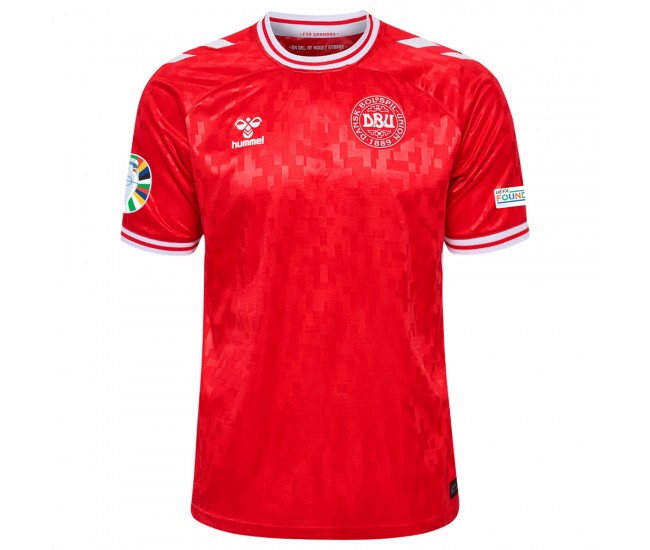 Euro 2024 Denmark Mens Home Jersey