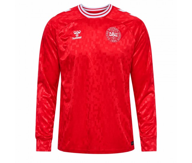 24-25 Denmark Mens Home Long Sleeve Jersey